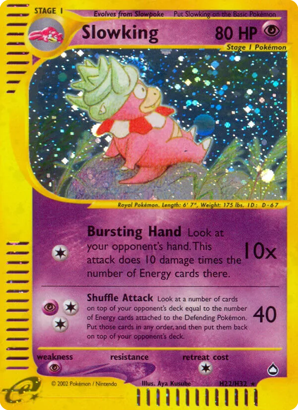 Slowking, Aquapolis #H22/H32