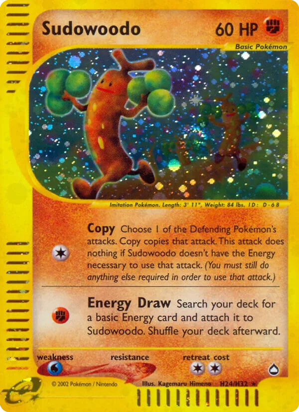 Sudowoodo, Aquapolis #H24/H32