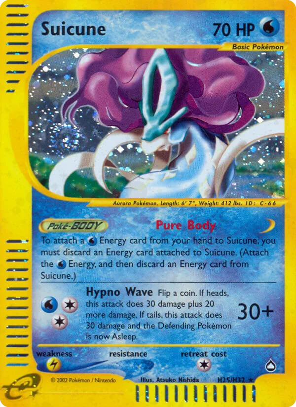 Suicune, Aquapolis #H25/H32