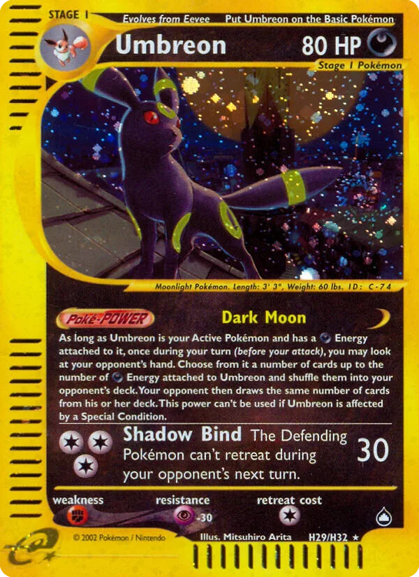 Umbreon, Aquapolis #H29/H32
