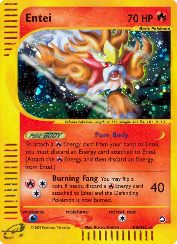 Entei, Aquapolis #H8/H32