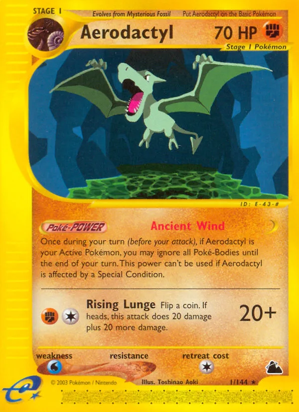 Aerodactyl, Skyridge #1/144