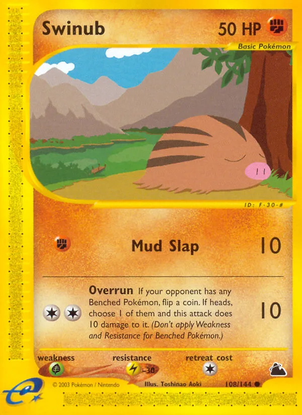 Swinub, Skyridge #108/144