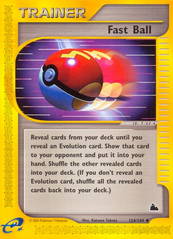 Fast Ball, Skyridge #124/144