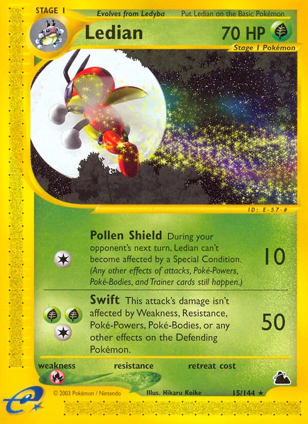 Ledian, Skyridge #15/144