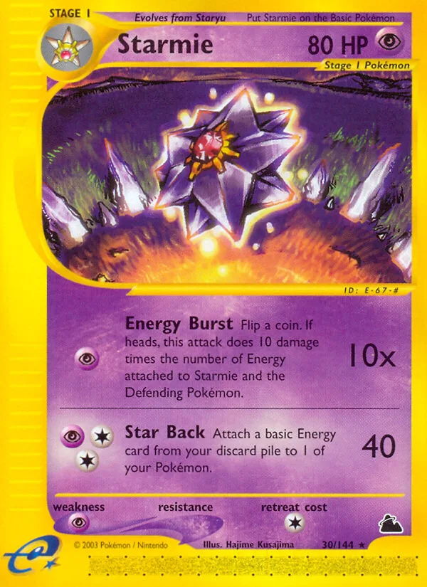 Starmie, Skyridge #30/144