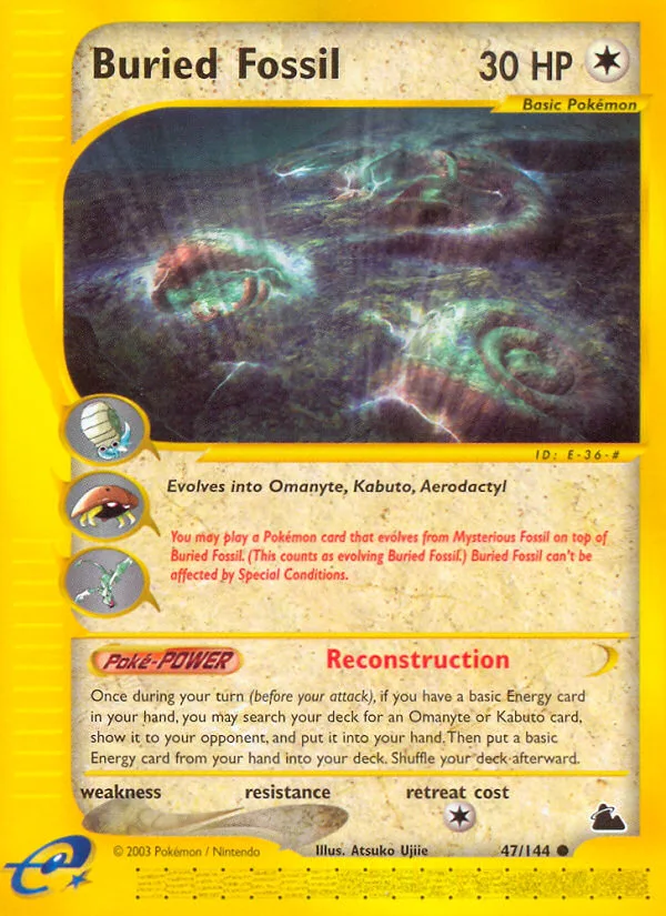 Buried Fossil, Skyridge #47/144