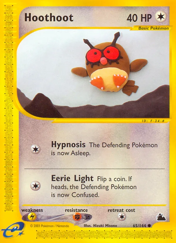 Hoothoot, Skyridge #65/144
