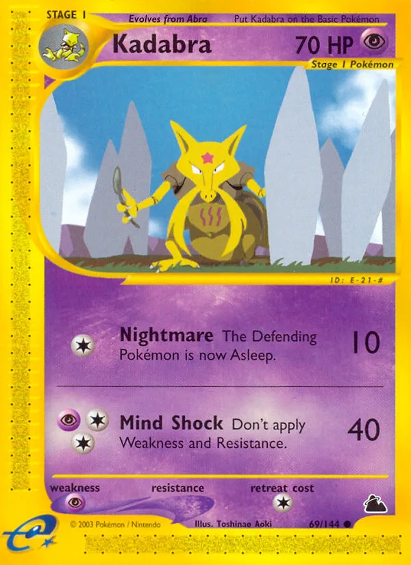 Kadabra, Skyridge #69/144