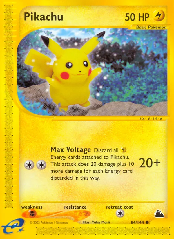 Pikachu, Skyridge #84/144