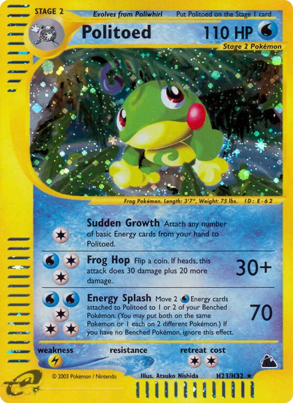 Politoed, Skyridge #H23/H32