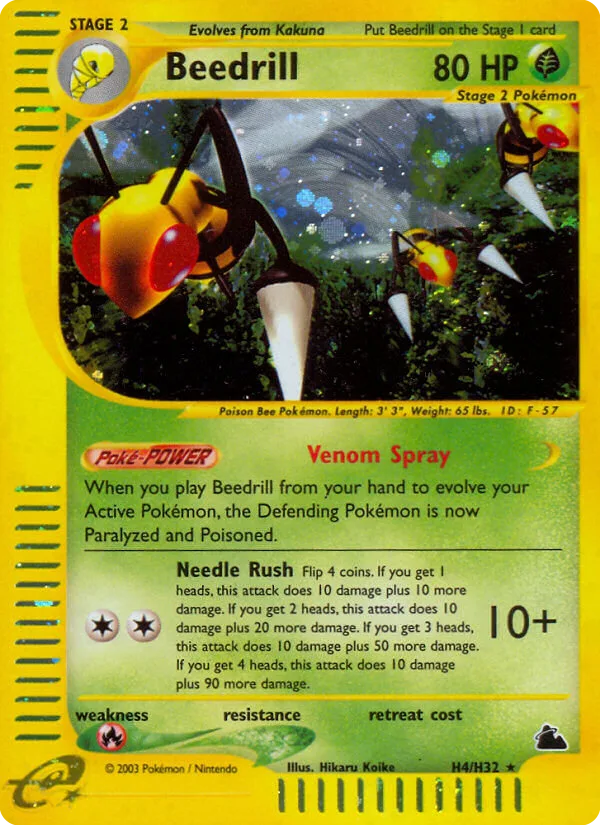 Beedrill, Skyridge #H4/H32