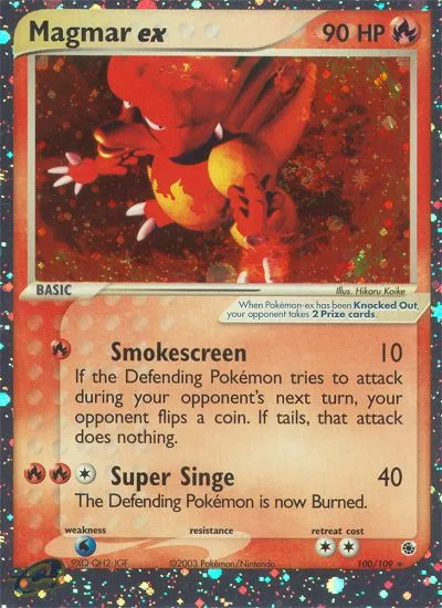 Magmar ex, Ruby & Sapphire #100/109