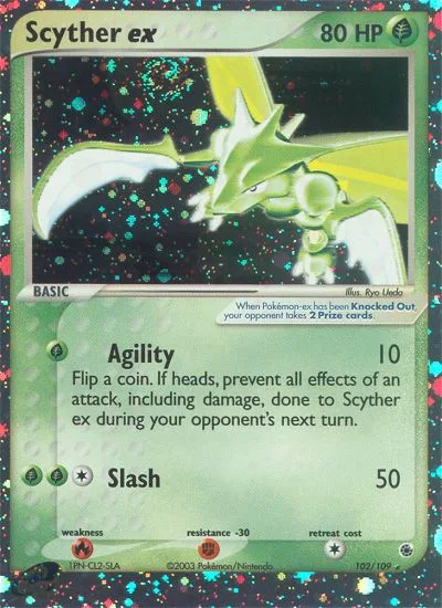Scyther ex, Ruby & Sapphire #102/109