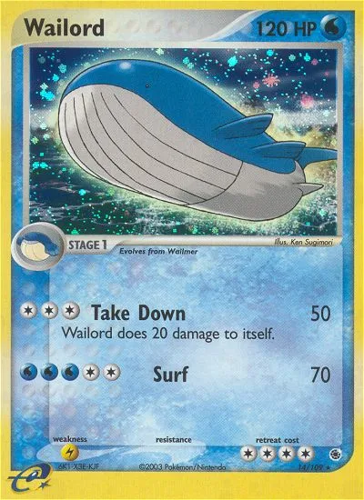 Wailord, Ruby & Sapphire #14/109