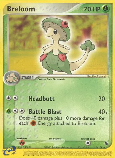 Breloom, Ruby & Sapphire #16/109
