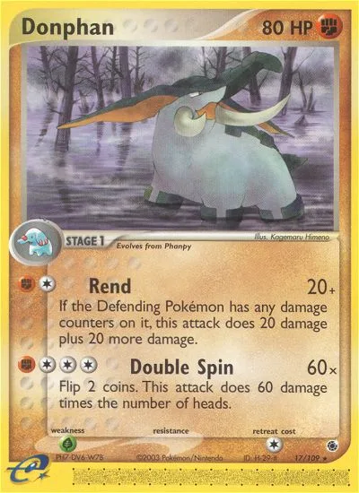 Donphan, Ruby & Sapphire #17/109