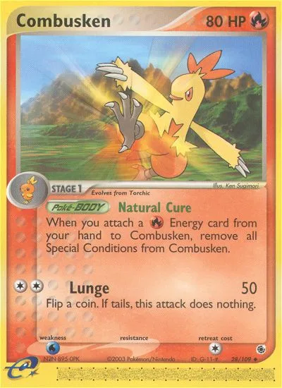 Combusken, Ruby & Sapphire #28/109