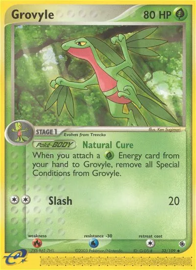 Grovyle, Ruby & Sapphire #32/109