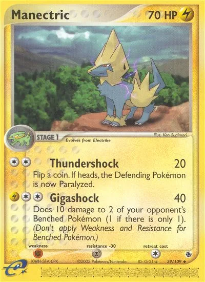 Manectric, Ruby & Sapphire #39/109