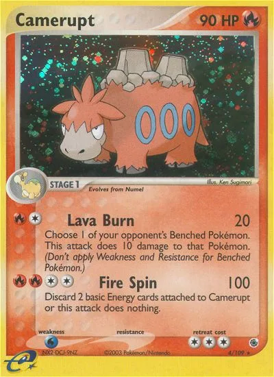 Camerupt, Ruby & Sapphire #4/109