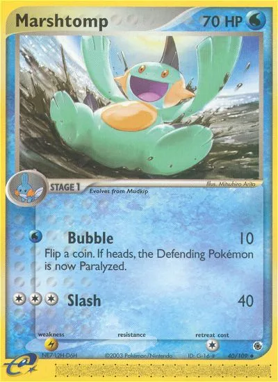Marshtomp, Ruby & Sapphire #40/109