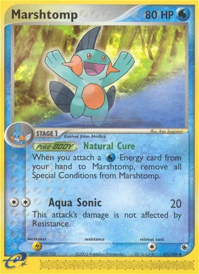 Marshtomp, Ruby & Sapphire #41/109