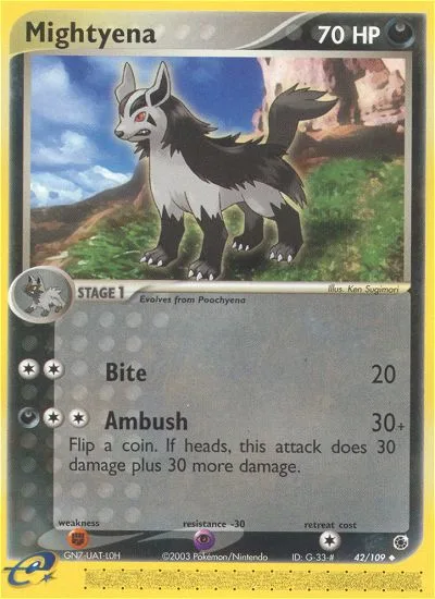 Mightyena, Ruby & Sapphire #42/109