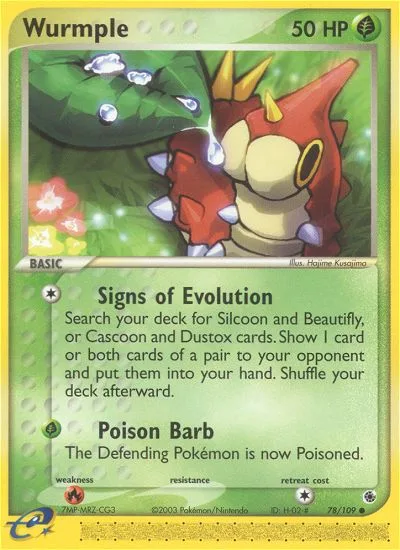 Wurmple, Ruby & Sapphire #78/109