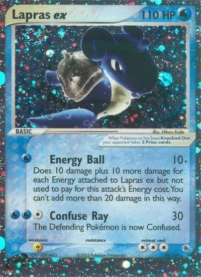 Lapras ex, Ruby & Sapphire #99/109