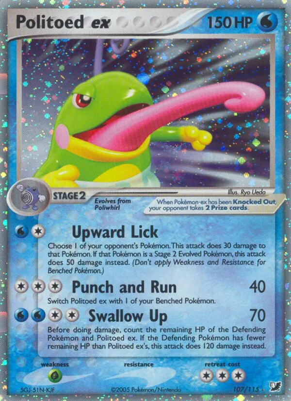 Politoed ex, Unseen Forces #107/115