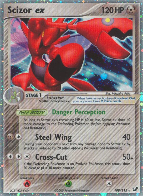 Scizor ex, Unseen Forces #108/115