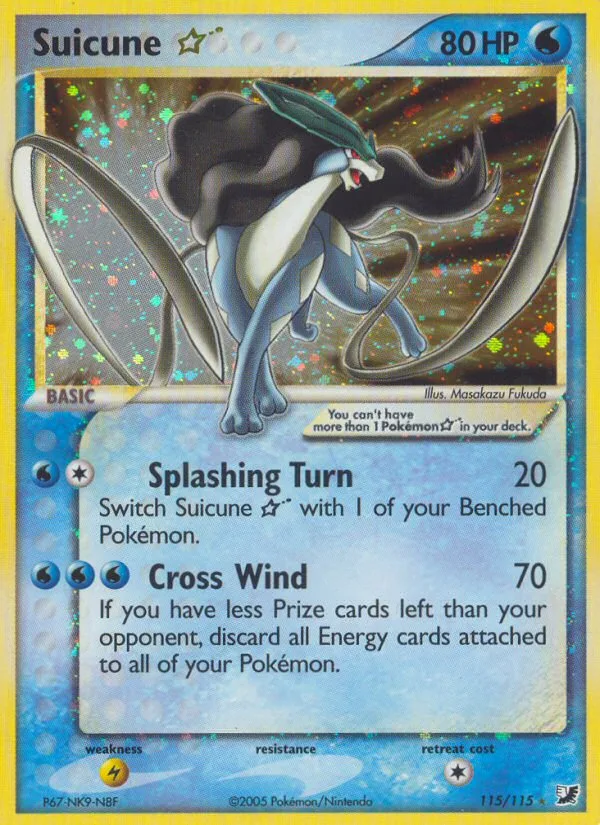 Suicune ☆, Unseen Forces #115/115