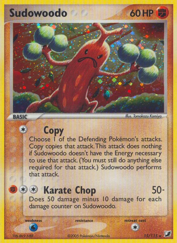 Sudowoodo, Unseen Forces #15/115