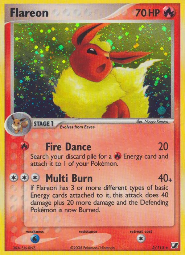 Flareon, Unseen Forces #5/115