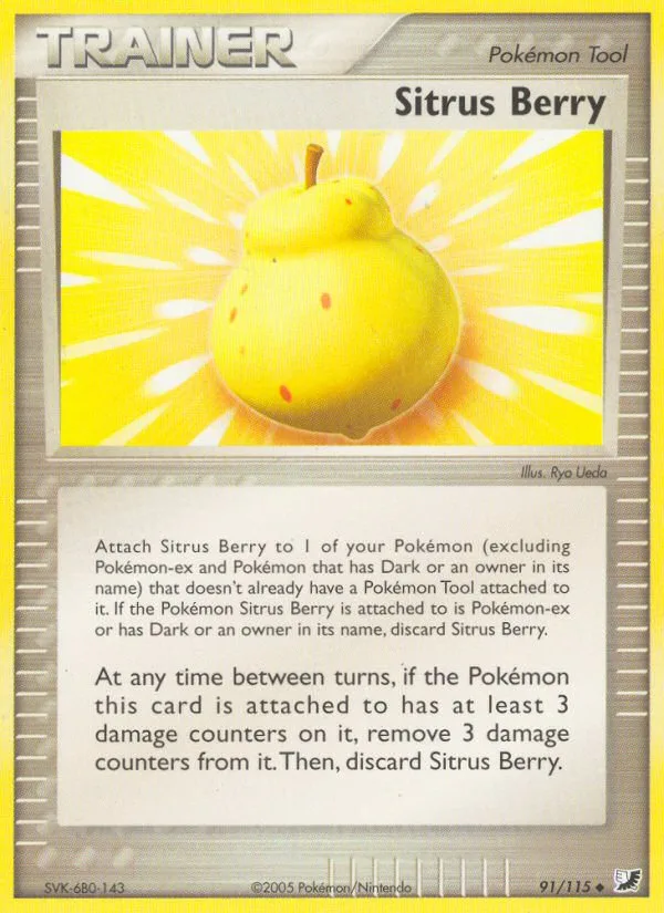 Sitrus Berry, Unseen Forces #91/115