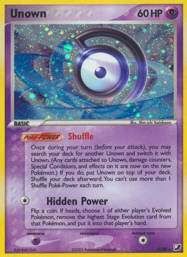 Unown, Unseen Forces #D/28