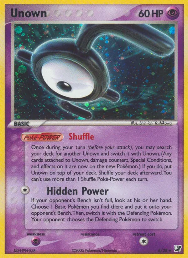 Unown, Unseen Forces #E/28