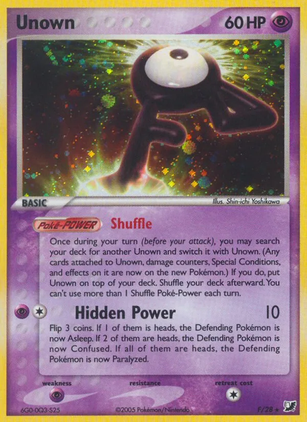 Unown, Unseen Forces #F/28