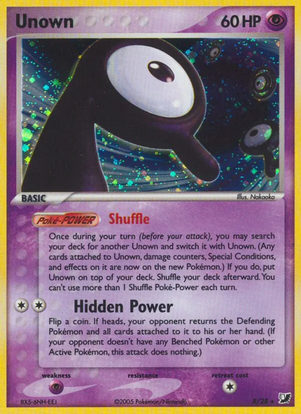 Unown, Unseen Forces #R/28