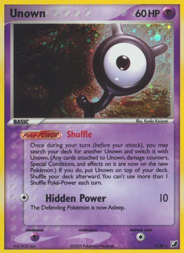 Unown, Unseen Forces #Y/28