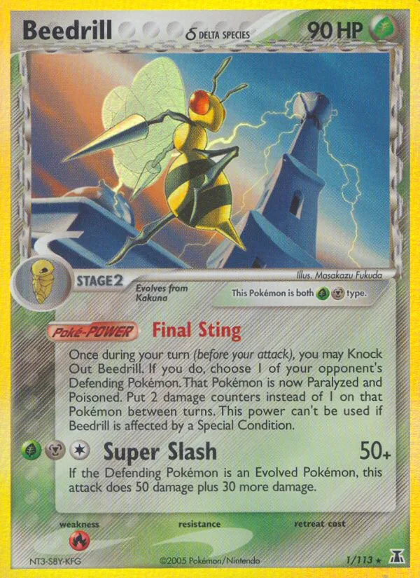 Beedrill δ, Delta Species #1/113