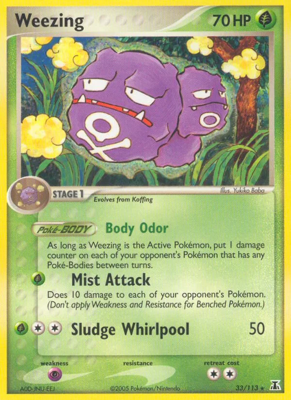 Weezing, Delta Species #33/113