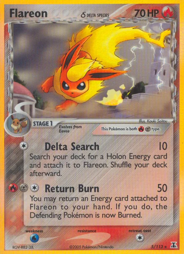 Flareon δ, Delta Species #5/113
