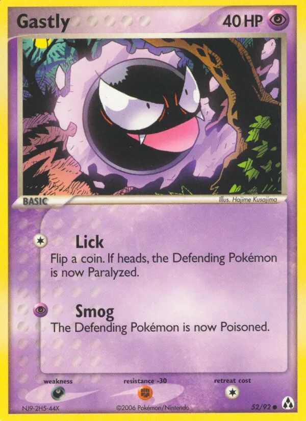 Gastly, Legend Maker #52/92