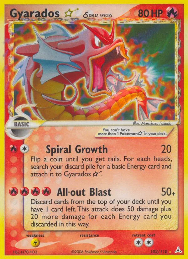 Gyarados ☆ δ, Holon Phantoms #102/110