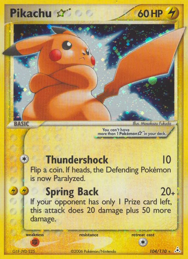 Pikachu ☆, Holon Phantoms #104/110