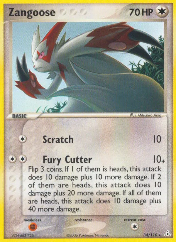 Zangoose, Holon Phantoms #34/110