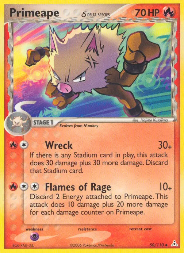 Primeape δ, Holon Phantoms #50/110