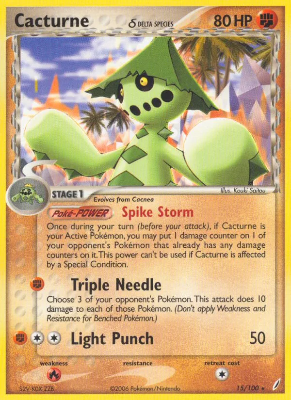 Cacturne δ, Crystal Guardians #15/100